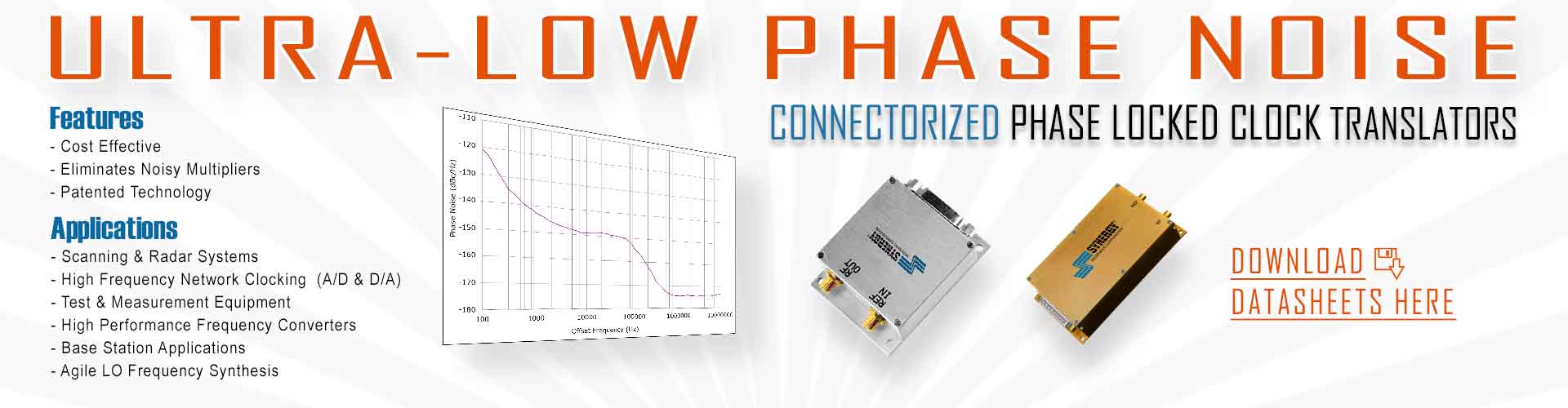 Phase locked oscillator surface mount package image